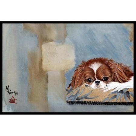 Carolines Treasures Carolines Treasures MH1010JMAT Japanese Chin Resting Indoor & Outdoor Mat; 24 x 36 in. MH1010JMAT